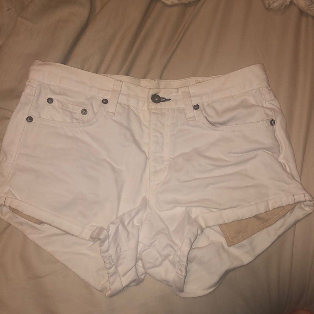 Rag & Bone Marilyn Jean Short in Aged White sz 26
